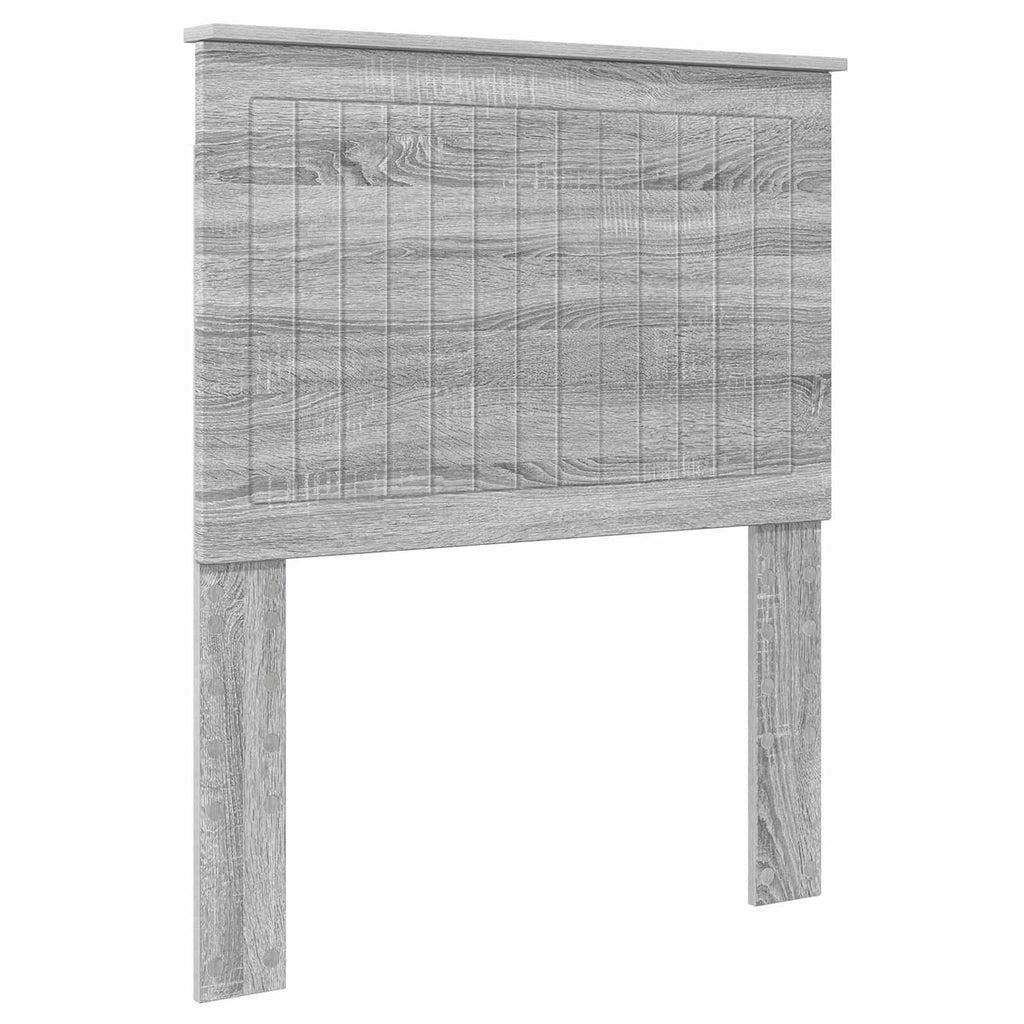 Kopfteil mit Kopfteil Graues Sonoma 80 cm Holzwerkstoff