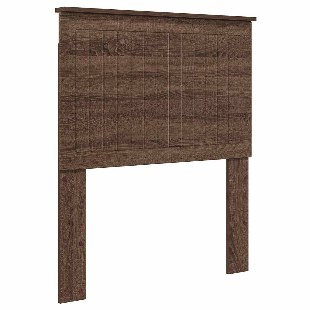 Kopfteil mit Kopfteil Braun Eichen-Optik 80 cm Holzwerkstoff