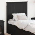 Kopfteil mit Kopfteil Schwarz Eichen-Optik 75 cm Holzwerkstoff