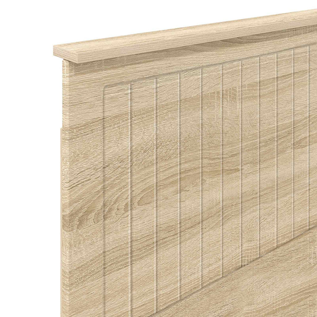 Kopfteil mit Kopfteil Sonoma-Eiche 75 cm Holzwerkstoff