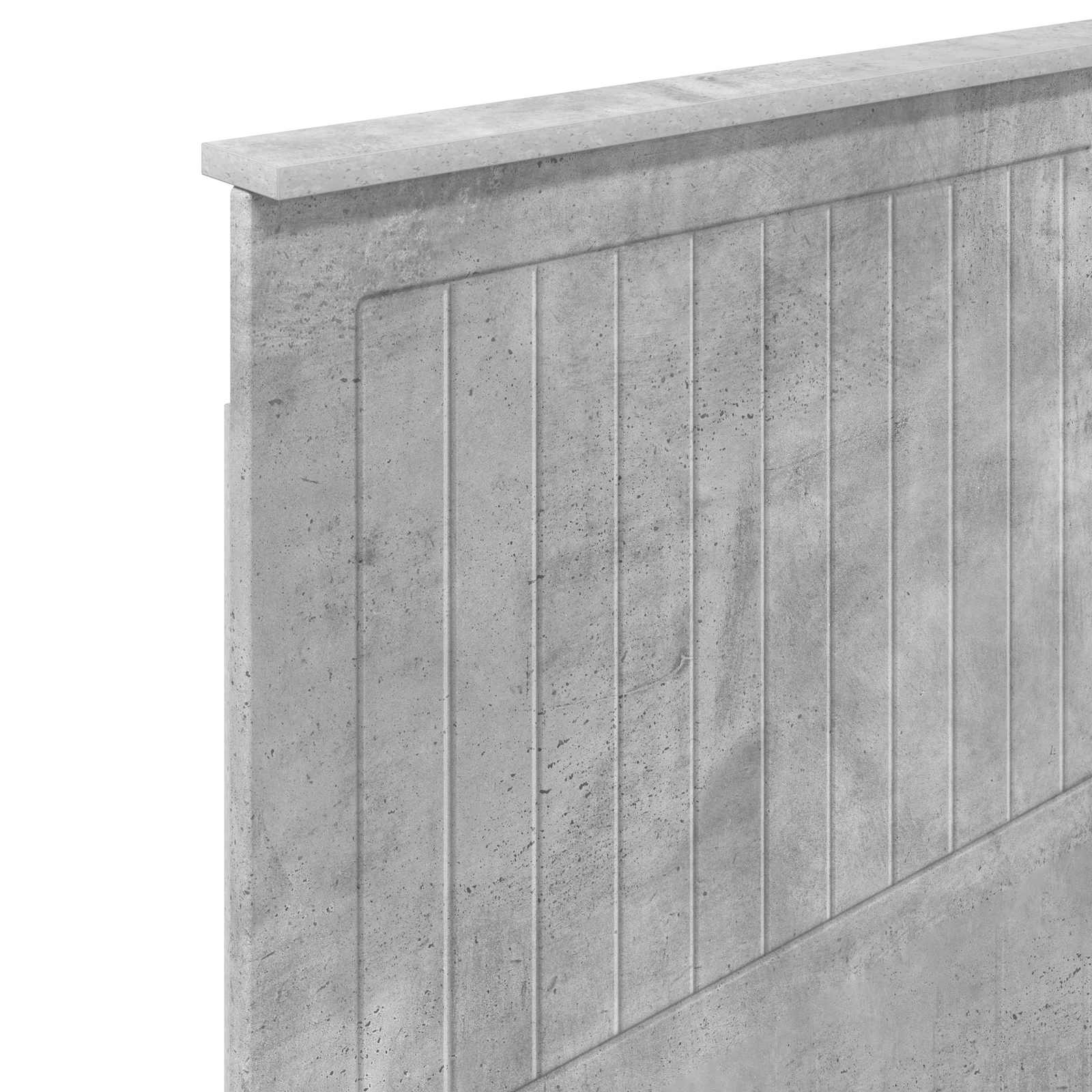 Kopfteil mit Kopfteil Beton Grau 75 cm Holzwerkstoff
