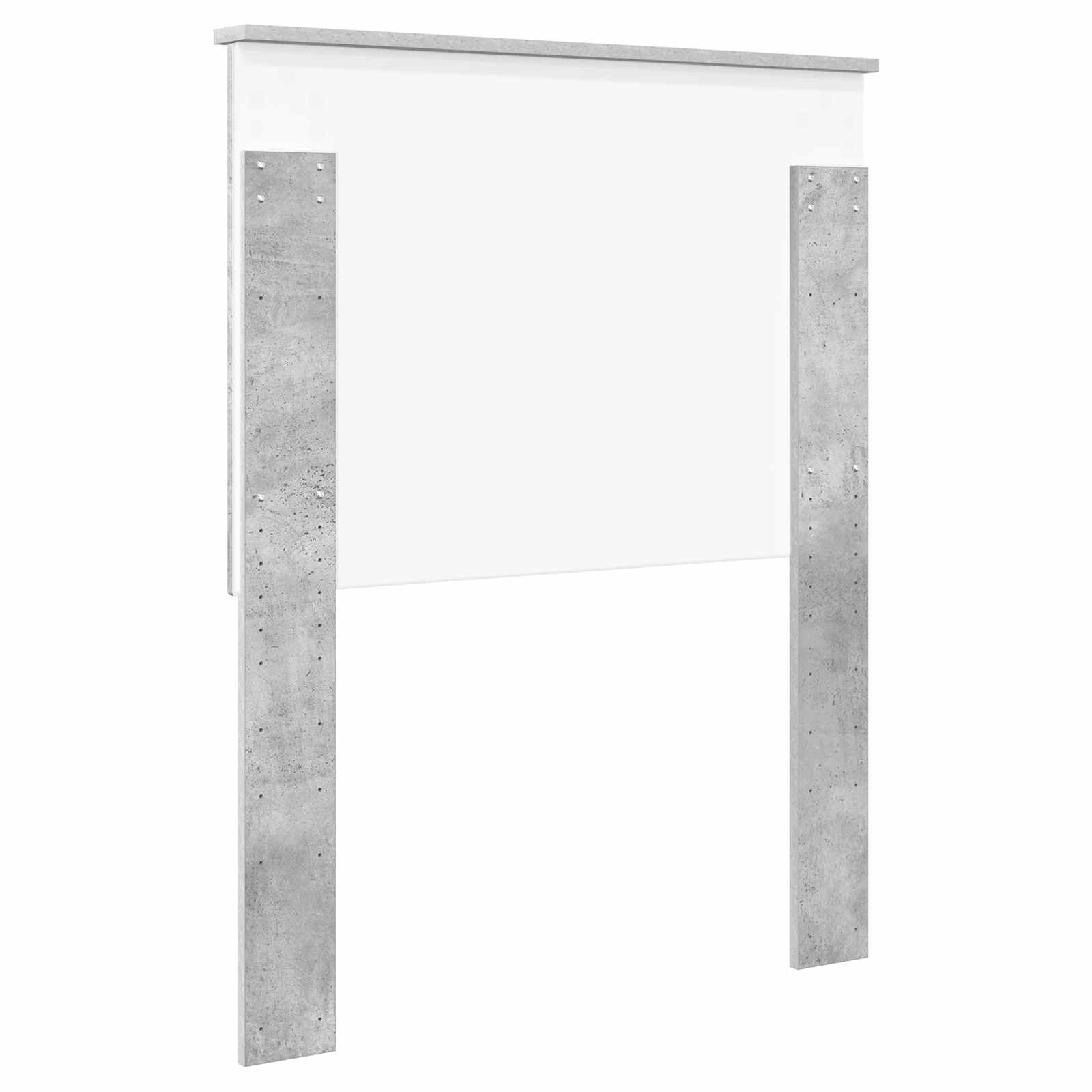 Kopfteil mit Kopfteil Beton Grau 75 cm Holzwerkstoff