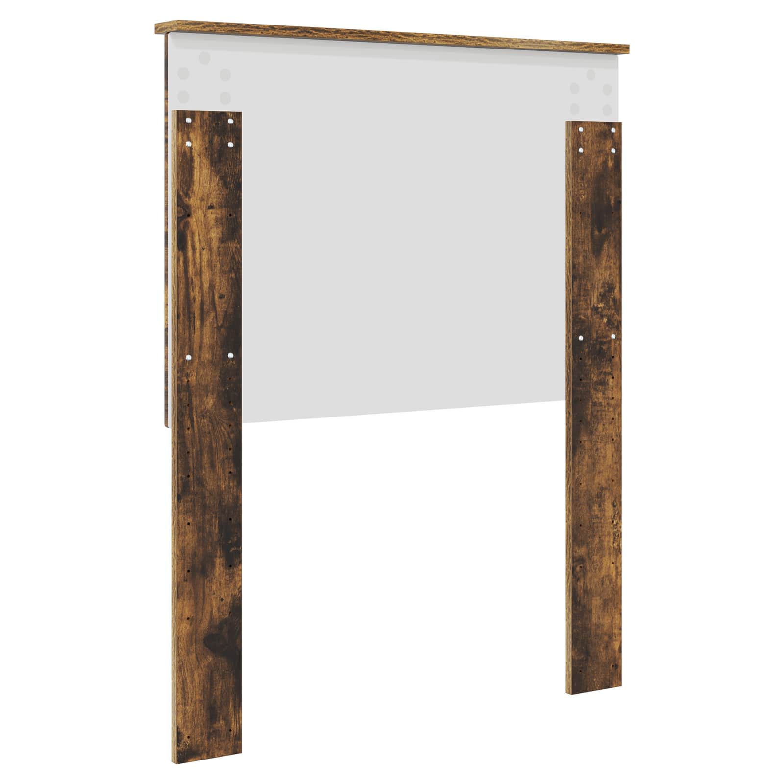 Kopfteil mit Kopfteil Geräucherte Eiche 75 cm Holzwerkstoff