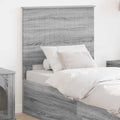 Kopfteil mit Kopfteil Graues Sonoma 75 cm Holzwerkstoff