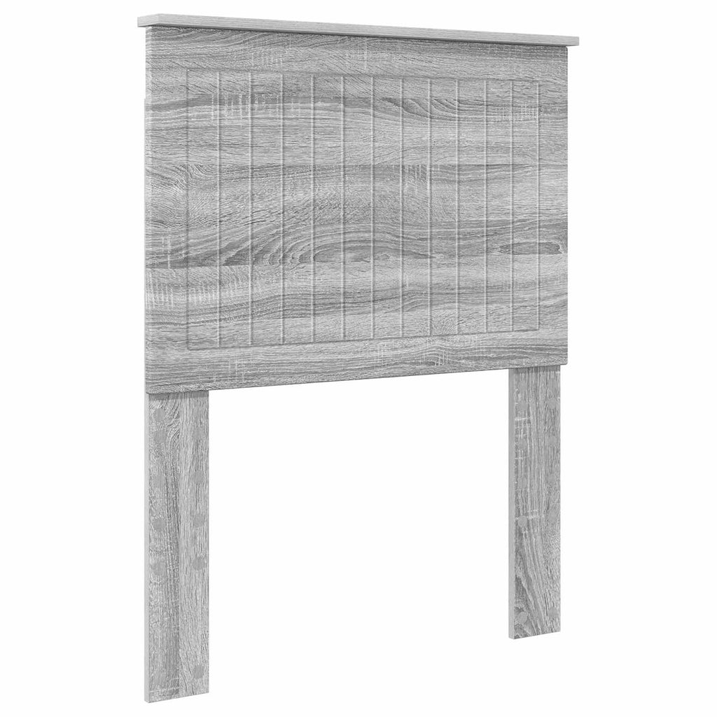 Kopfteil mit Kopfteil Graues Sonoma 75 cm Holzwerkstoff