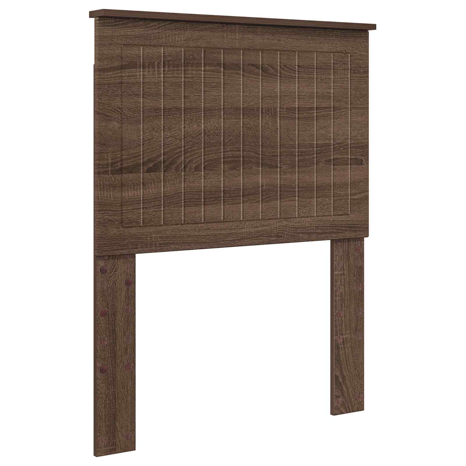 Kopfteil mit Kopfteil Braun Eichen-Optik 75 cm Holzwerkstoff
