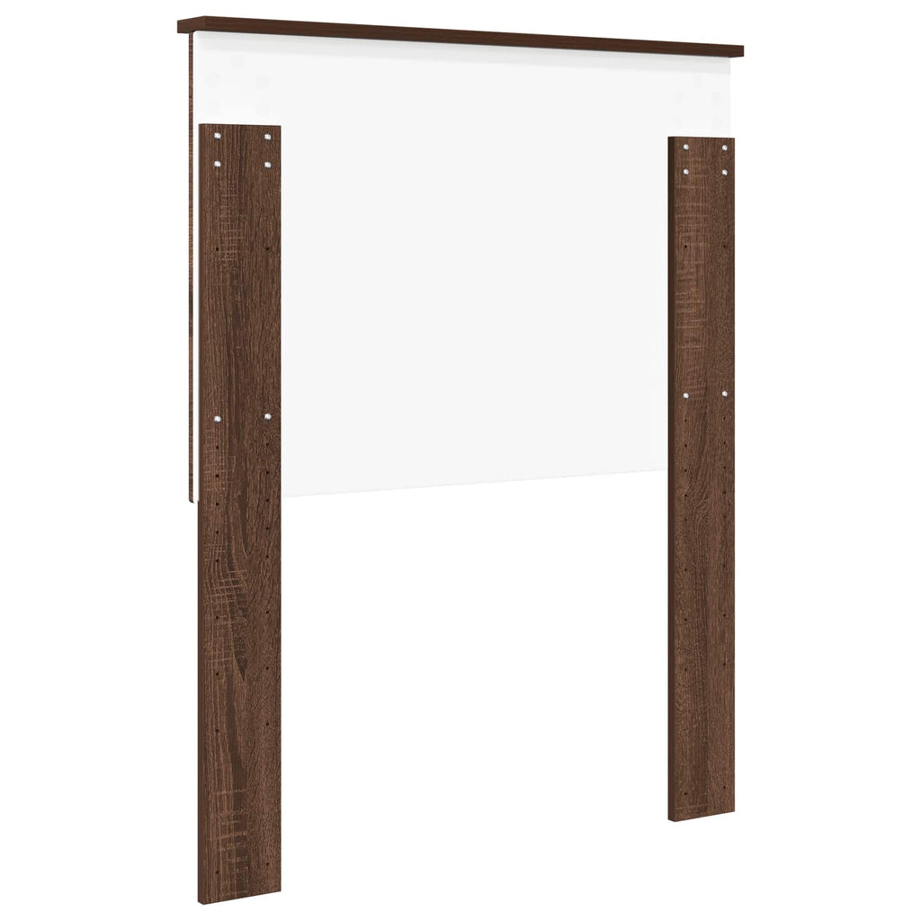 Kopfteil mit Kopfteil Braun Eichen-Optik 75 cm Holzwerkstoff