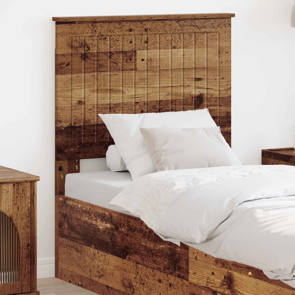 Kopfteil mit Kopfteil Altholz 75 cm Holzwerkstoff