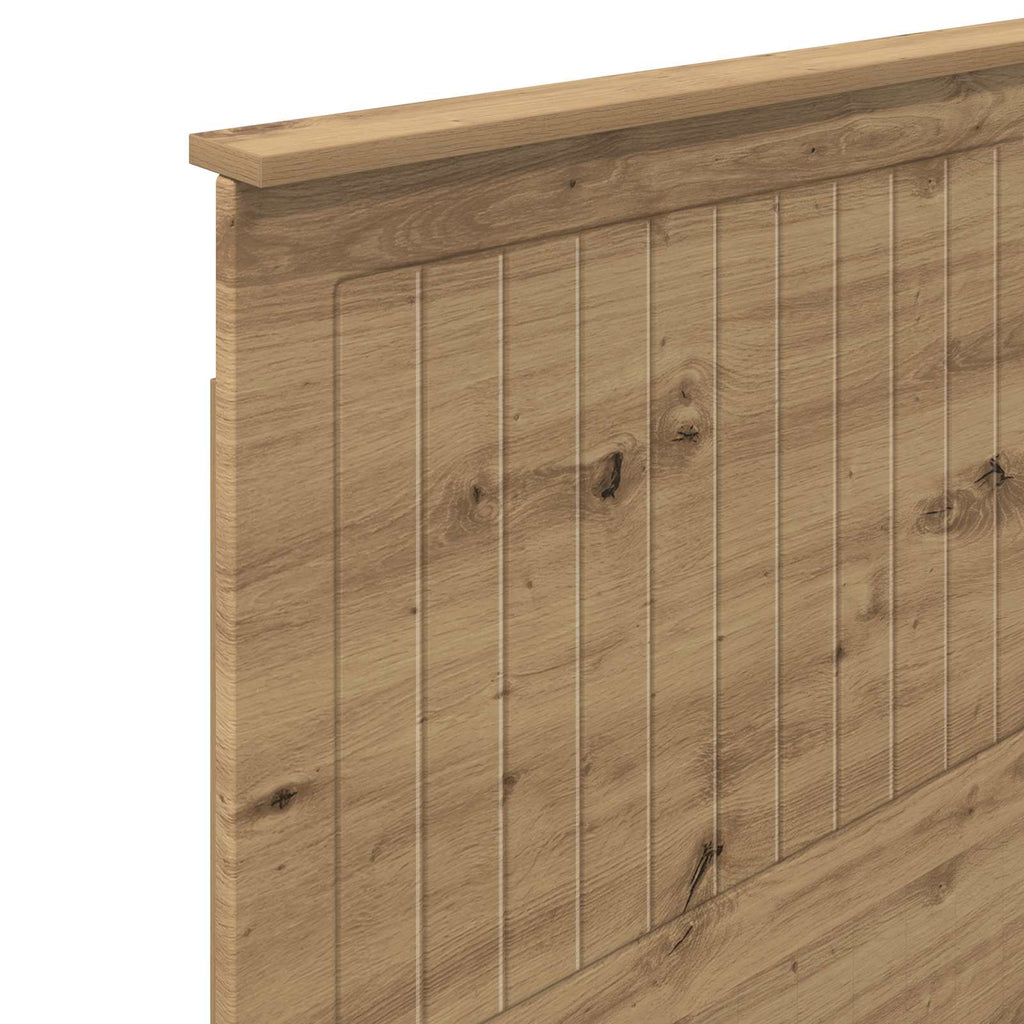 Kopfteil mit Kopfteil Artisan-Eiche 75 cm Holzwerkstoff