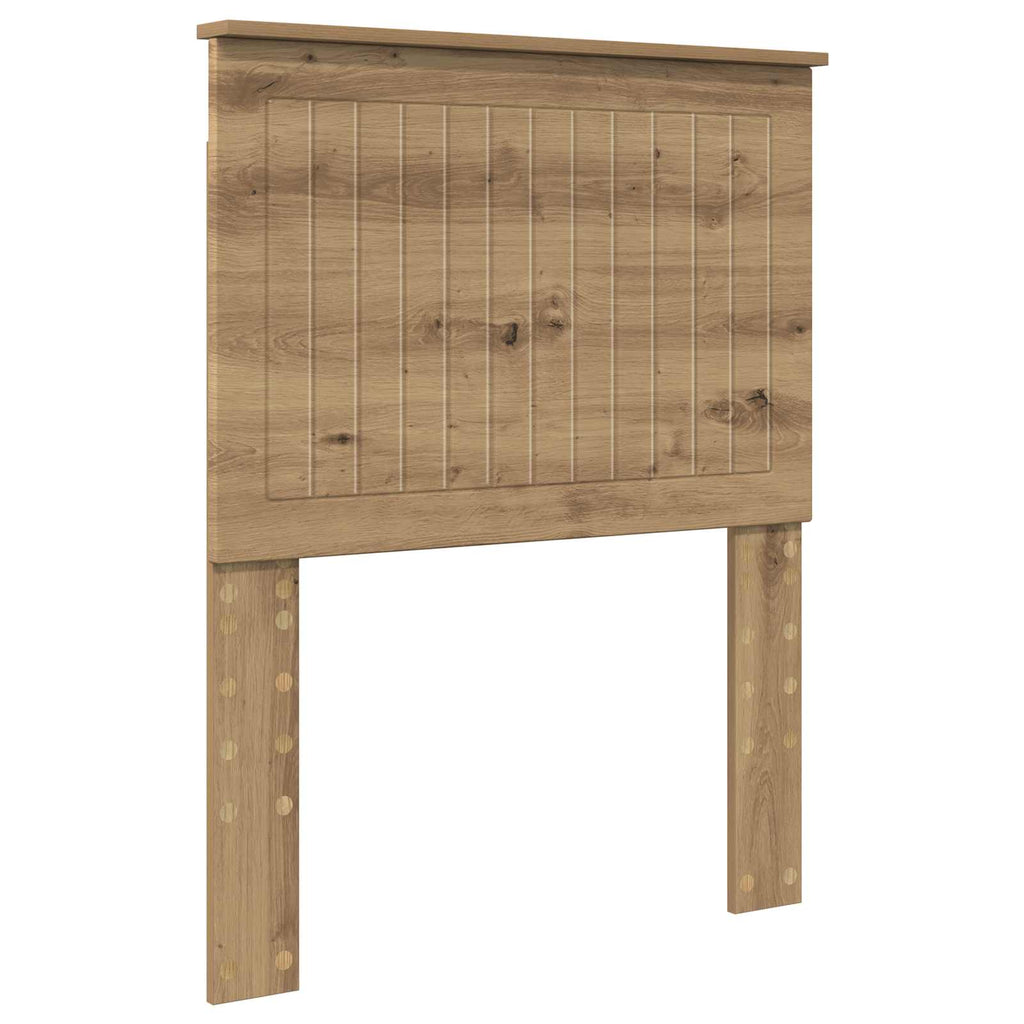 Kopfteil mit Kopfteil Artisan-Eiche 75 cm Holzwerkstoff