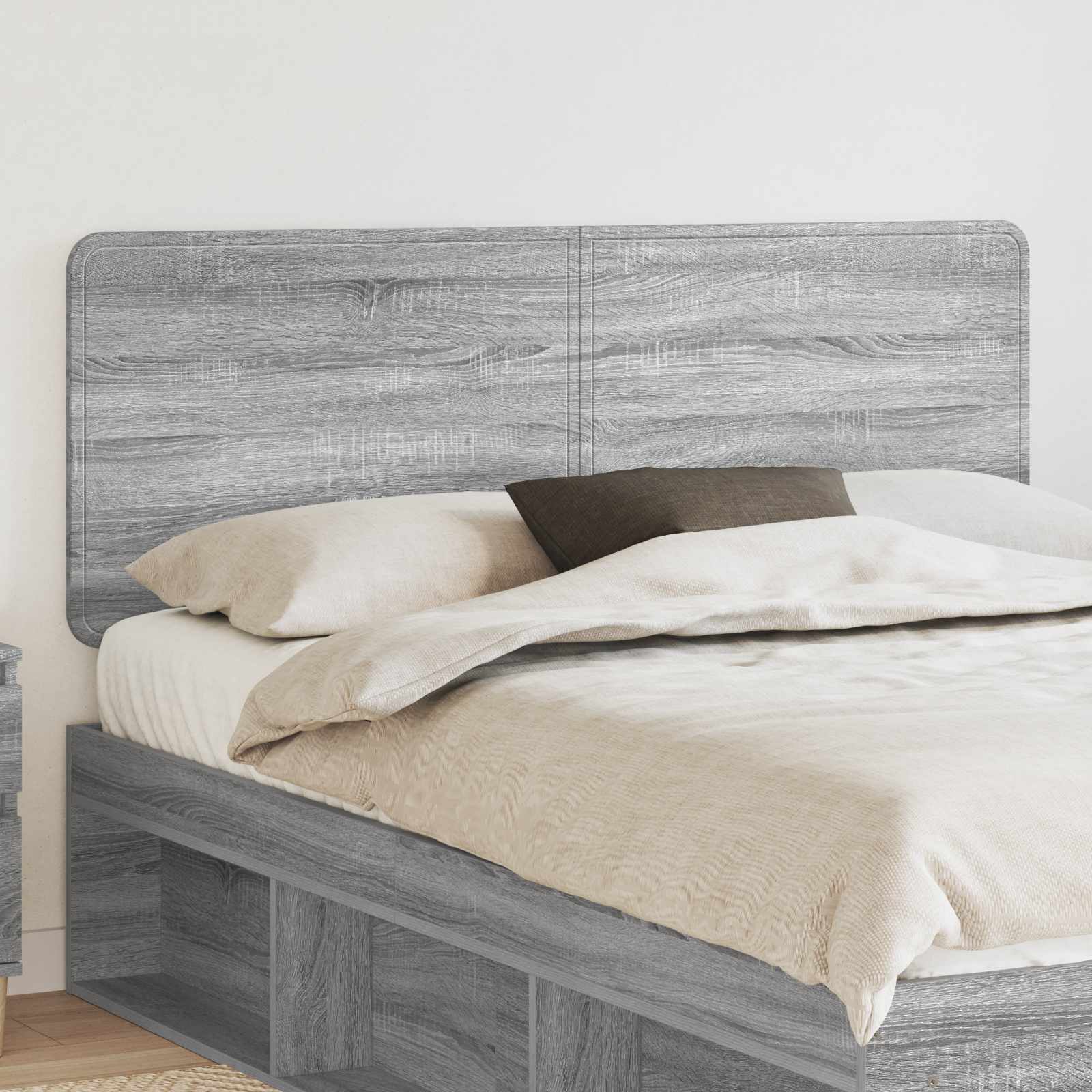 Kopfteil Graues Sonoma Holzwerkstoff