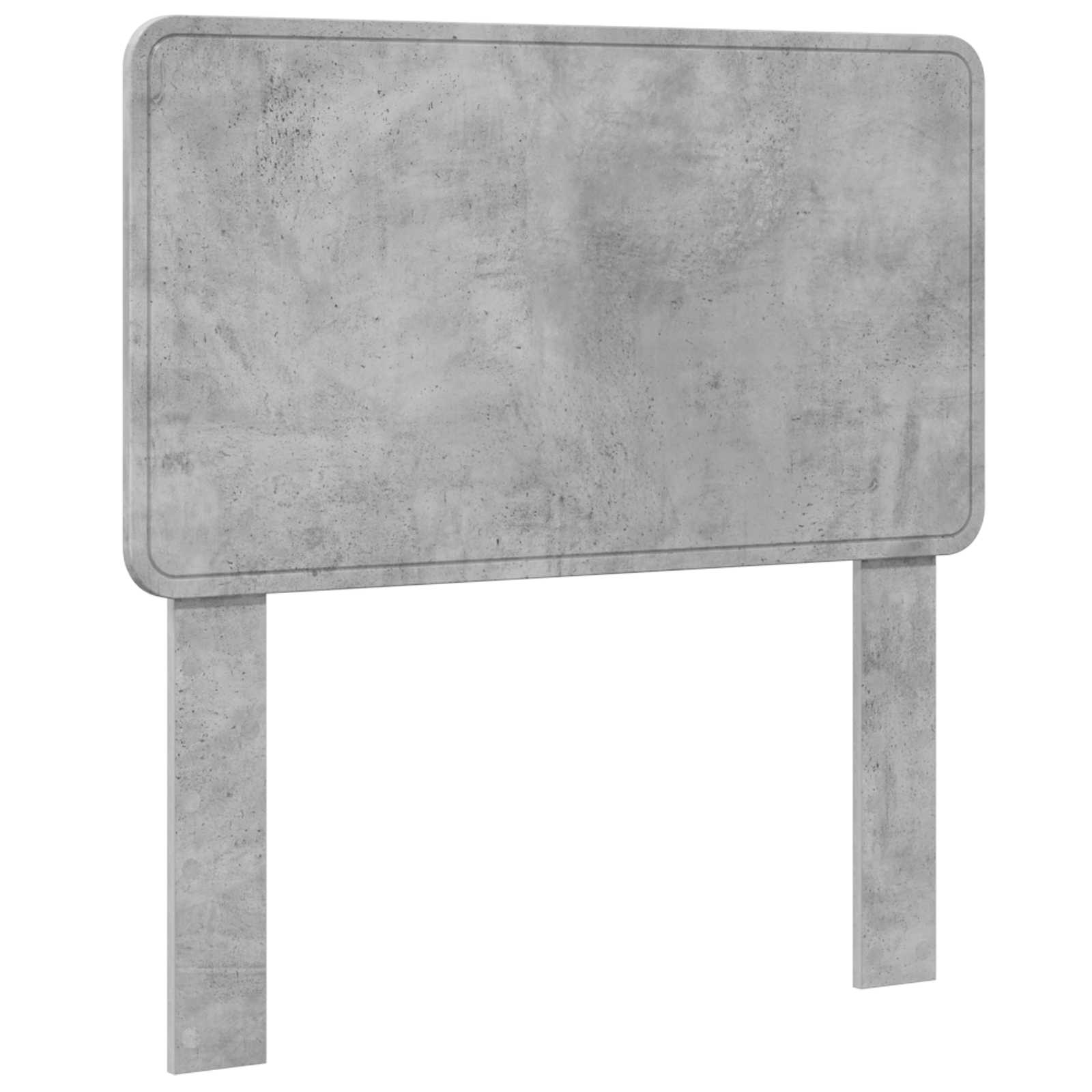 Kopfteil Beton Grau Holzwerkstoff