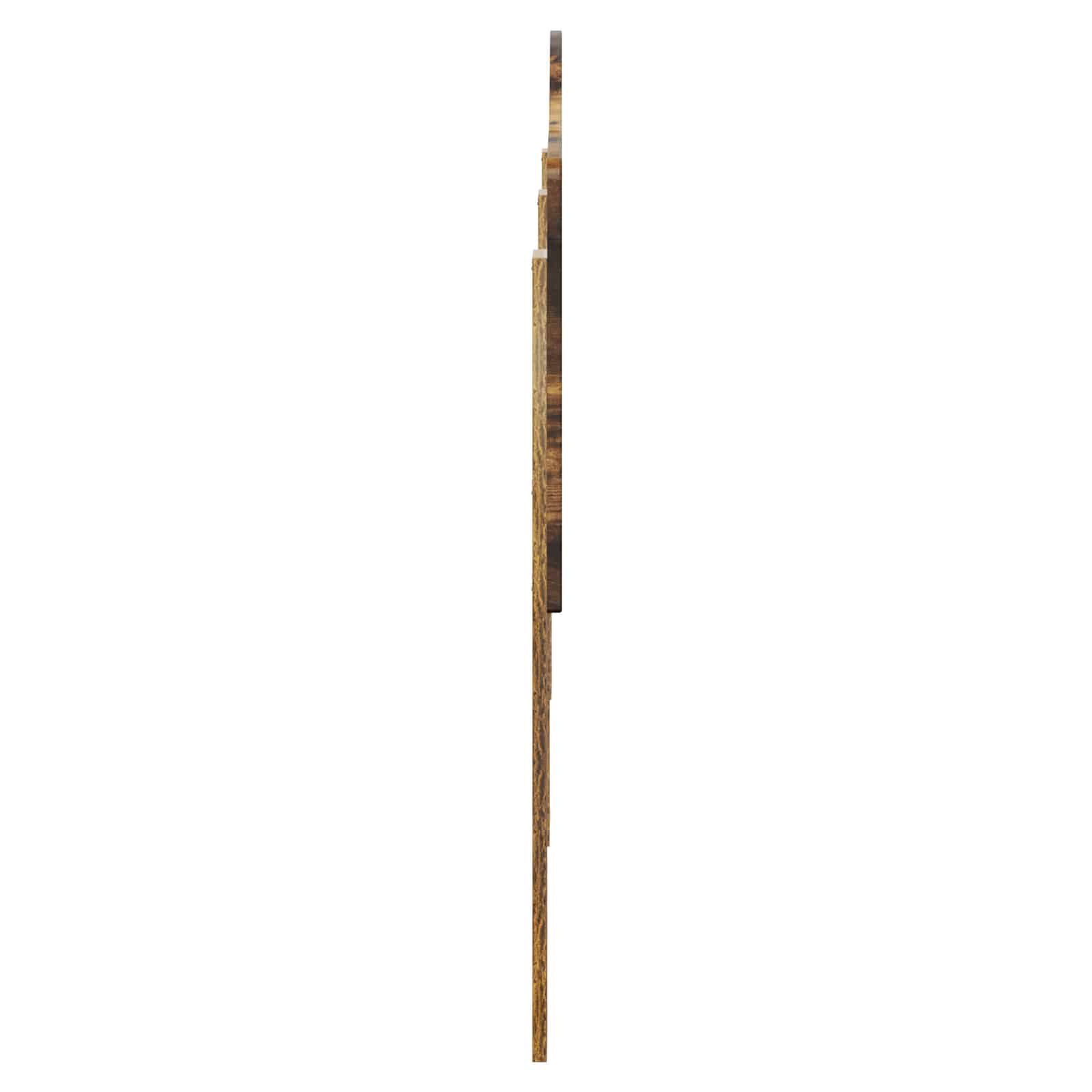 Kopfteil Geräucherte Eiche Holzwerkstoff