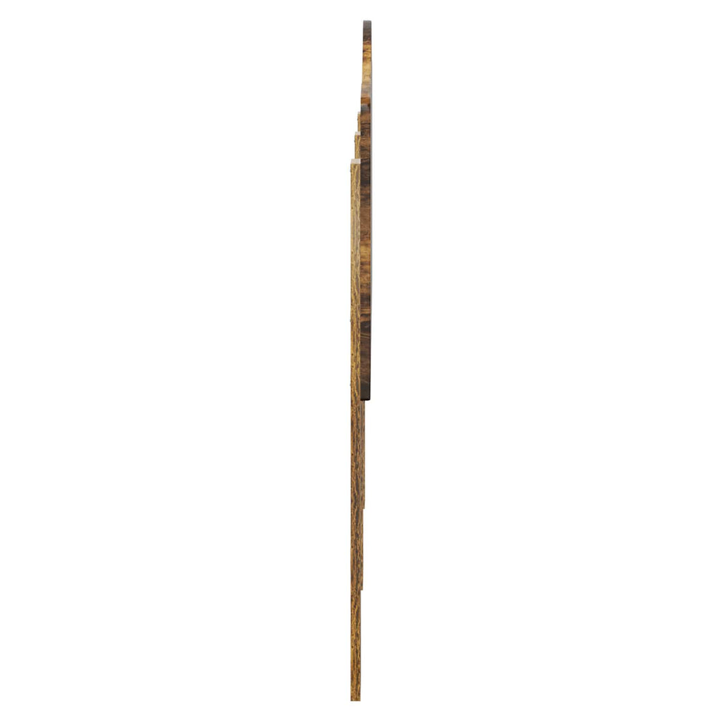 Kopfteil Geräucherte Eiche Holzwerkstoff