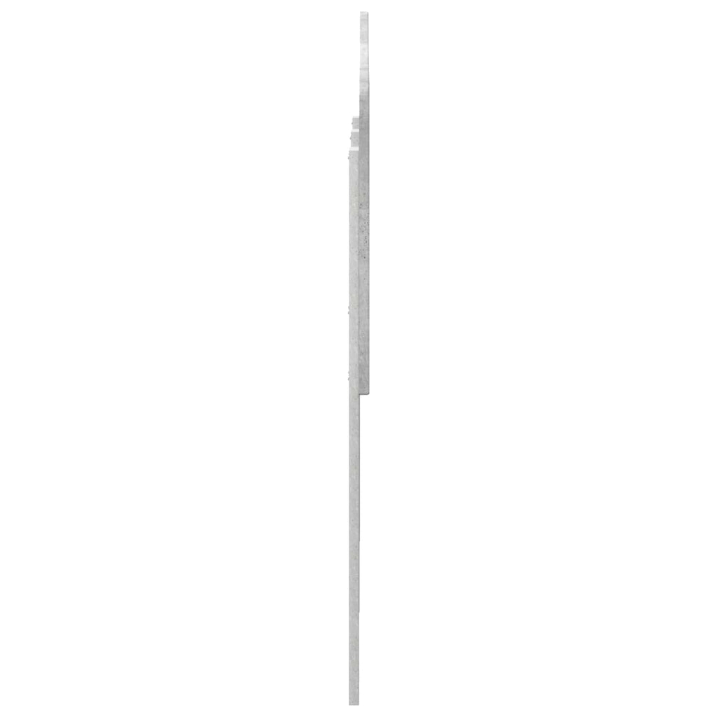 Kopfteil Beton Grau Holzwerkstoff