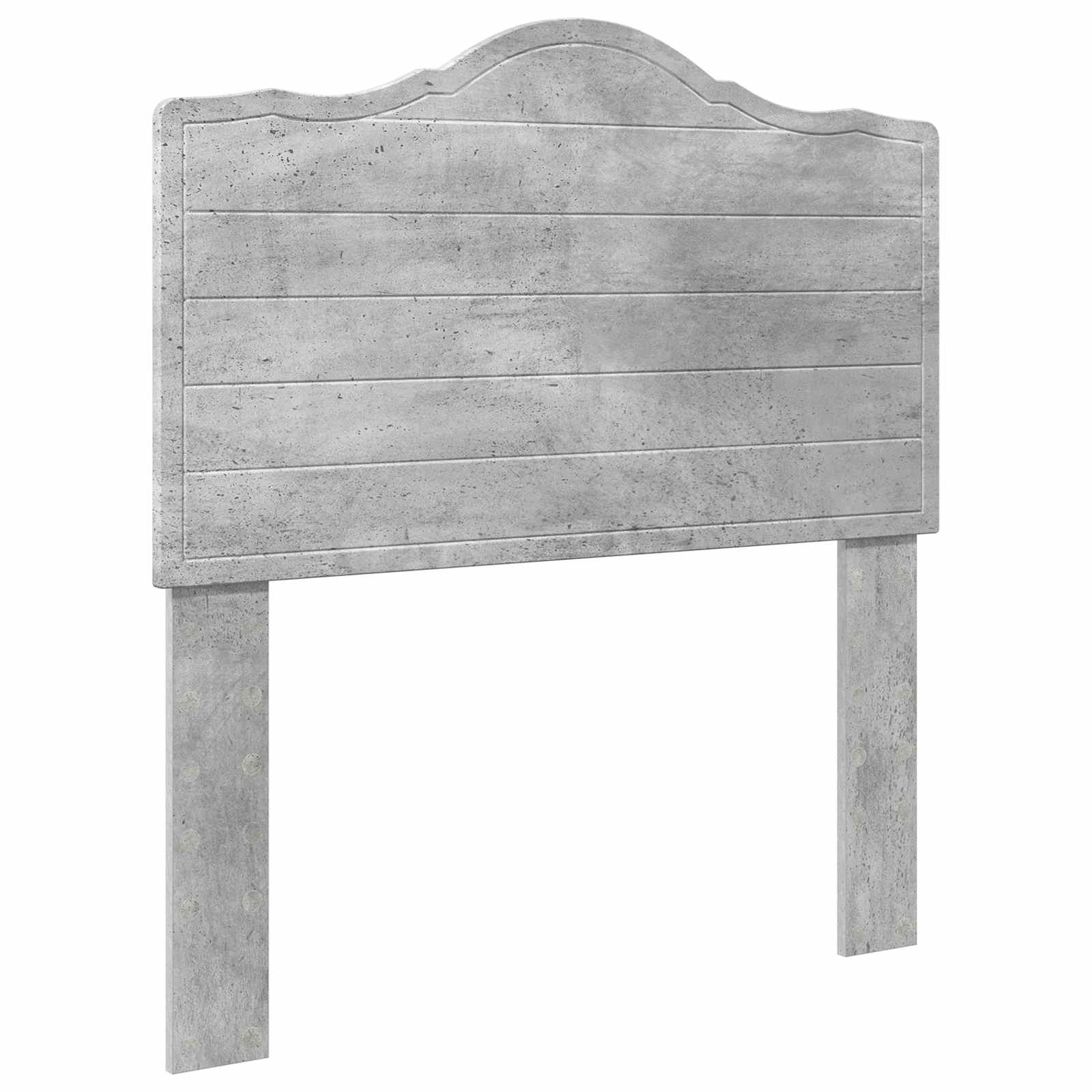 Kopfteil Beton Grau Holzwerkstoff