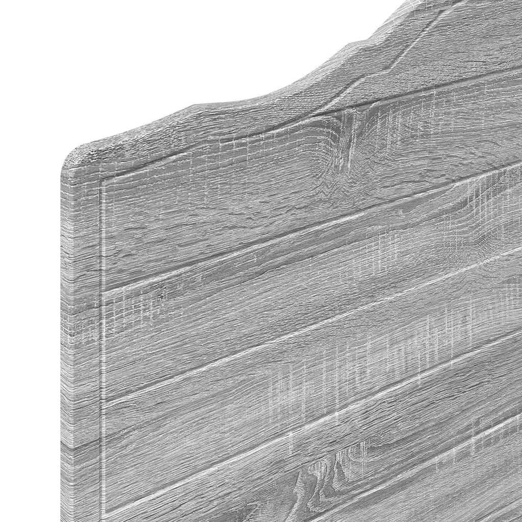 Kopfteil Graues Sonoma Holzwerkstoff