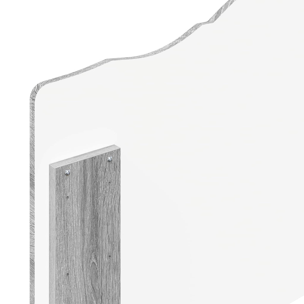 Kopfteil Graues Sonoma Holzwerkstoff