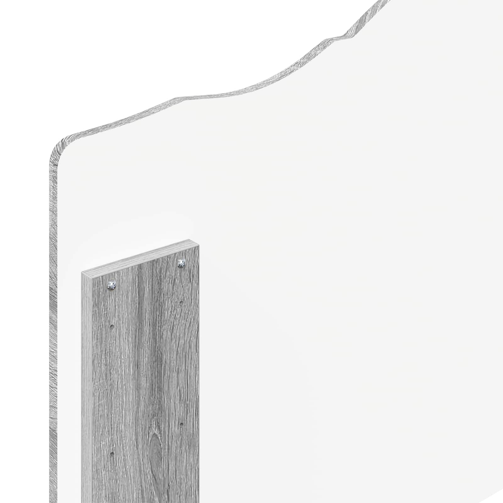 Kopfteil Graues Sonoma Holzwerkstoff