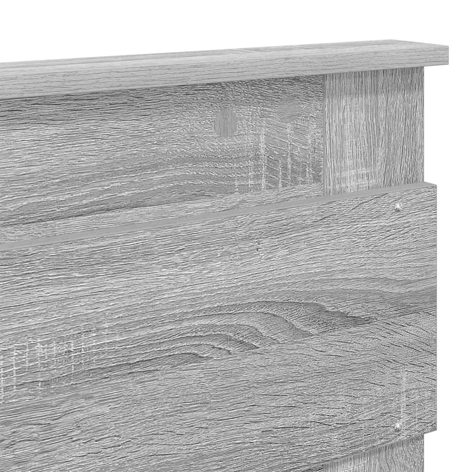 Kopfteil Graues Sonoma Holzwerkstoff