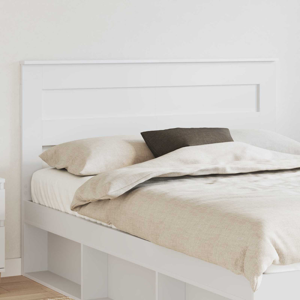 Kopfteil Weiß Holzwerkstoff