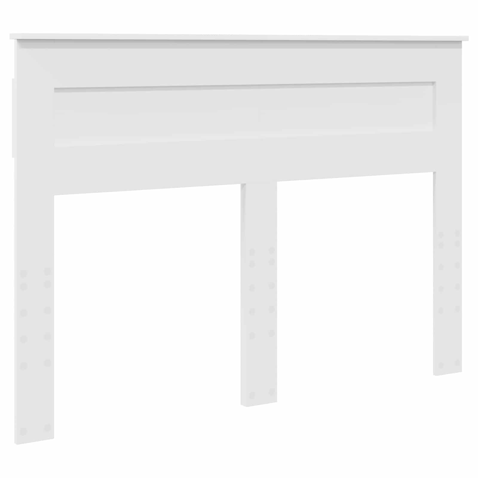 Kopfteil Weiß Holzwerkstoff