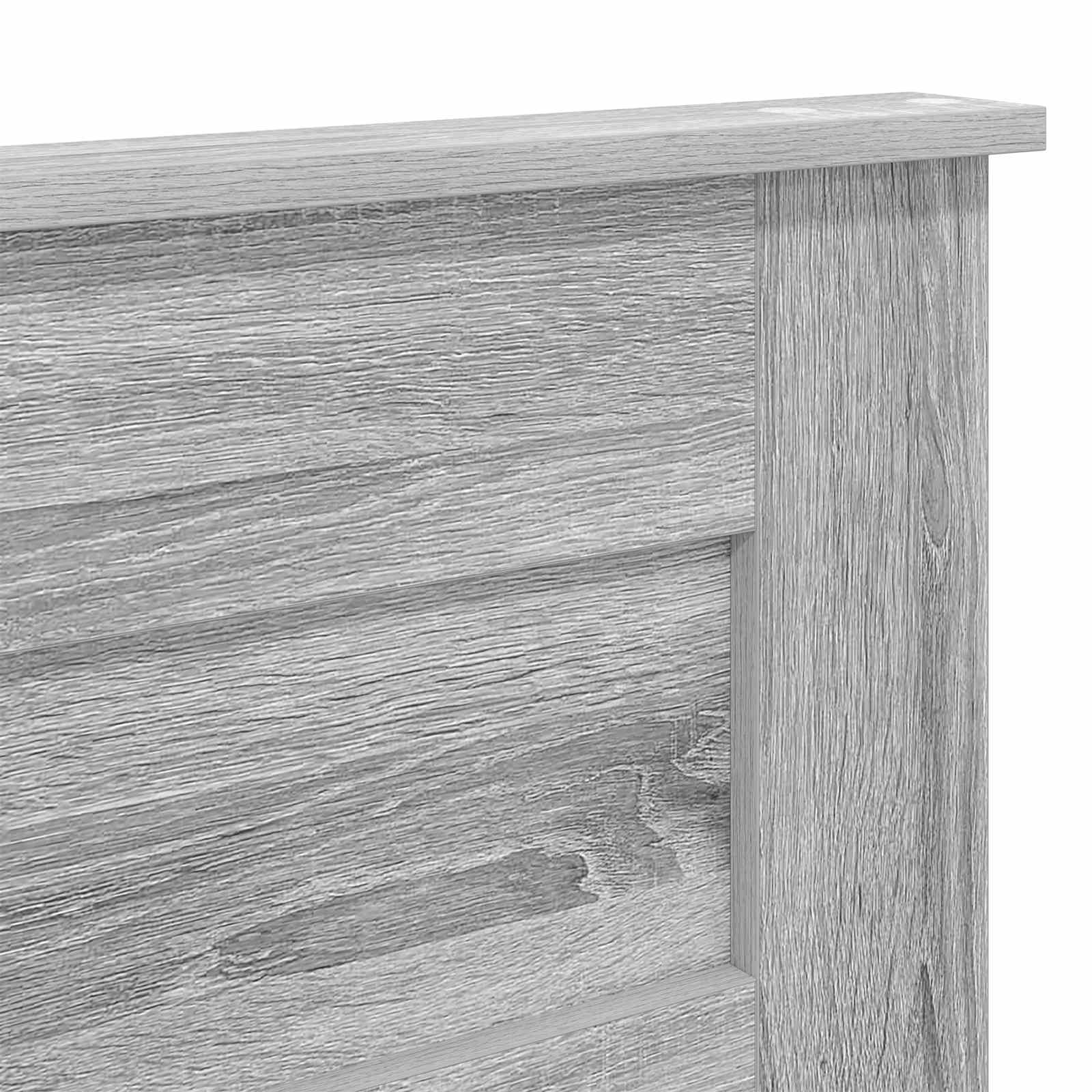 Kopfteil Graues Sonoma Holzwerkstoff
