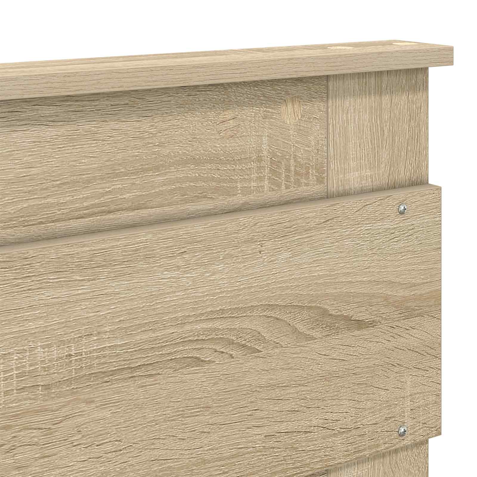 Kopfteil Sonoma-Eiche Holzwerkstoff