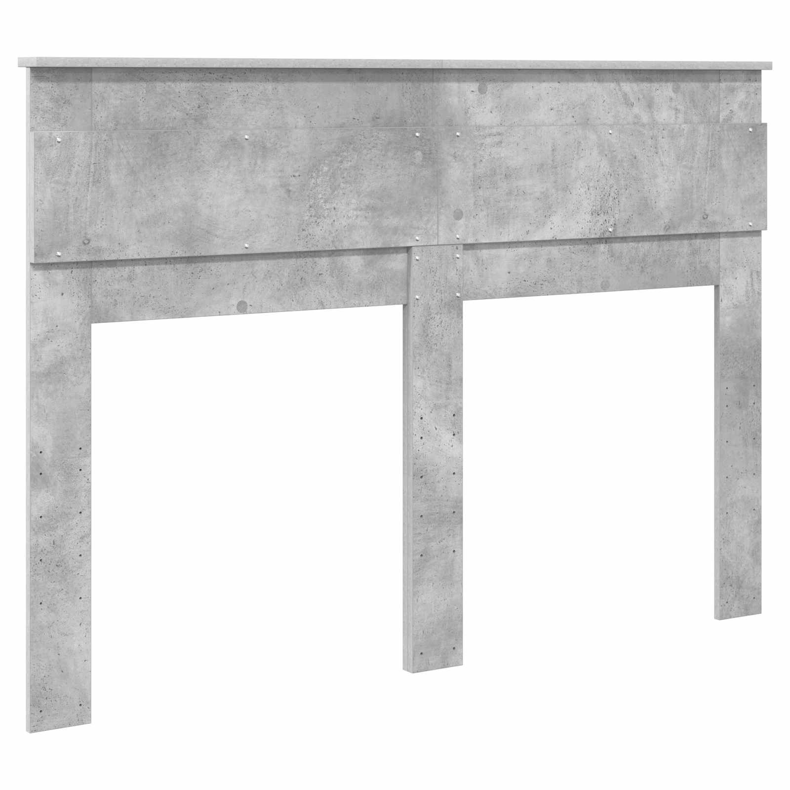 Kopfteil Beton Grau Holzwerkstoff