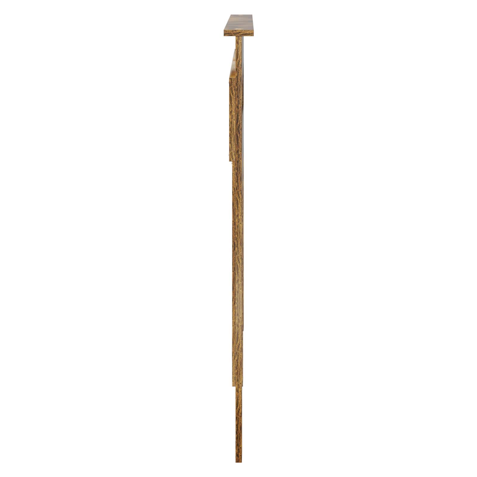 Kopfteil Geräucherte Eiche Holzwerkstoff