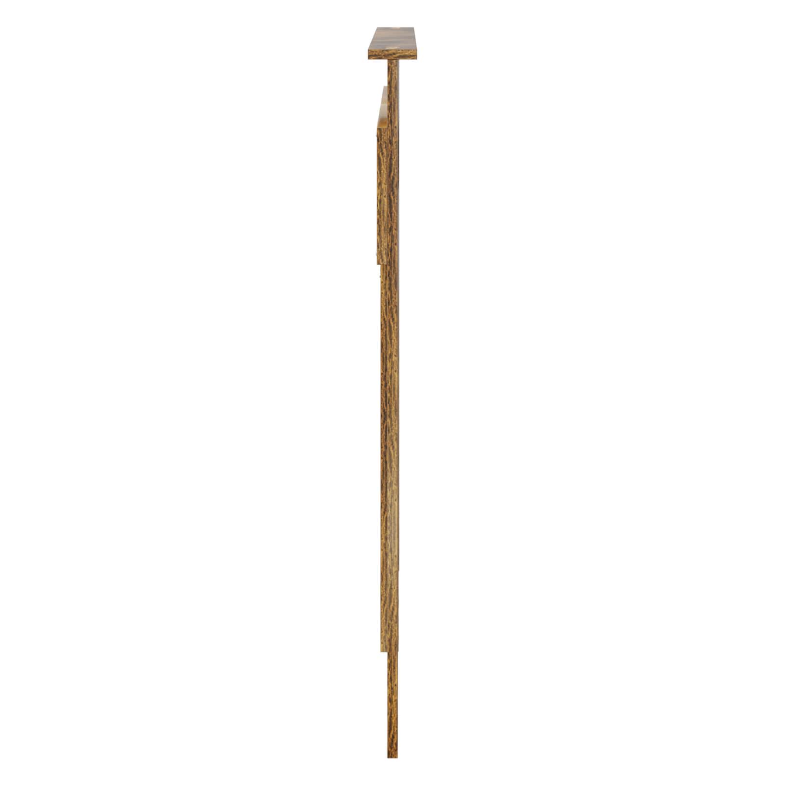 Kopfteil Geräucherte Eiche Holzwerkstoff