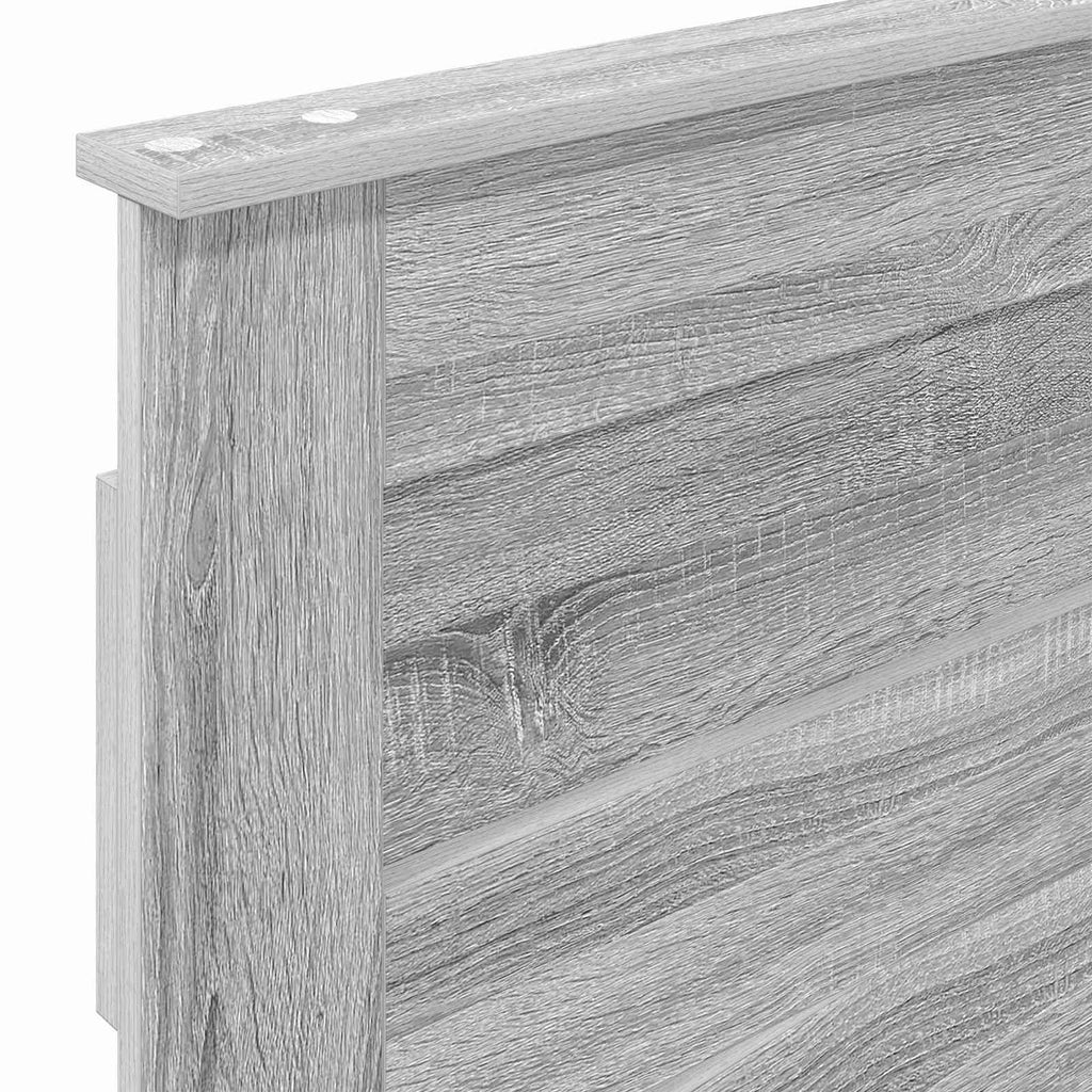 Kopfteil Graues Sonoma Holzwerkstoff