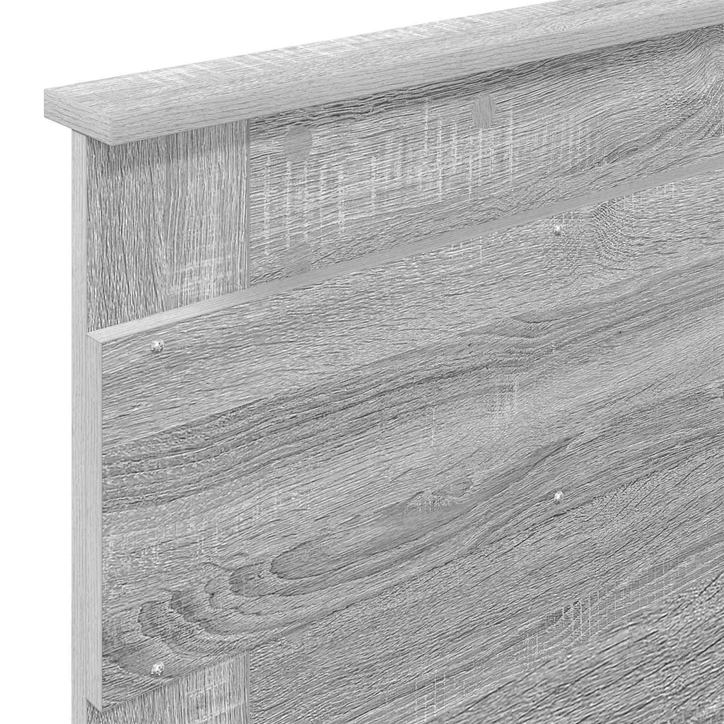 Kopfteil Graues Sonoma Holzwerkstoff