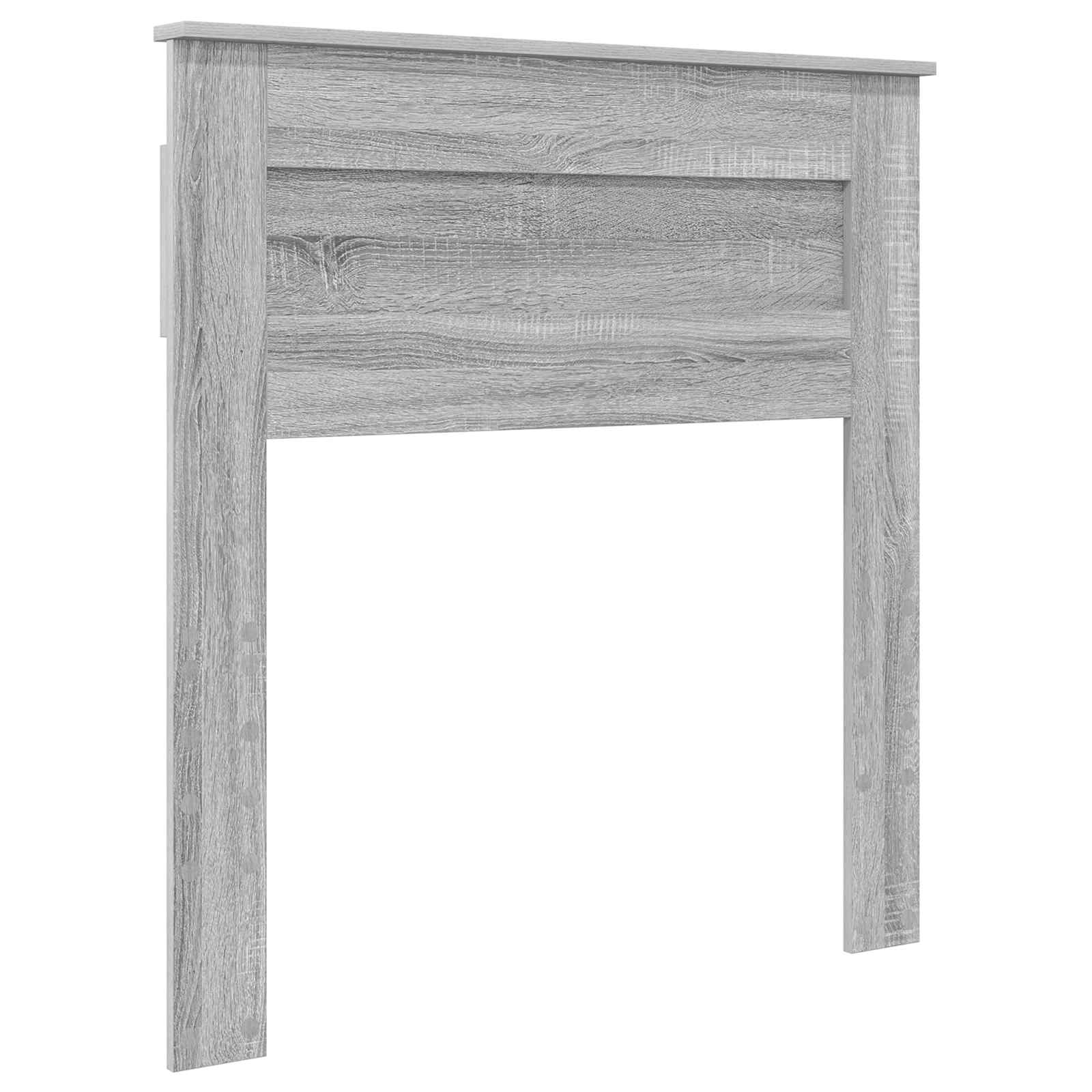 Kopfteil Graues Sonoma Holzwerkstoff