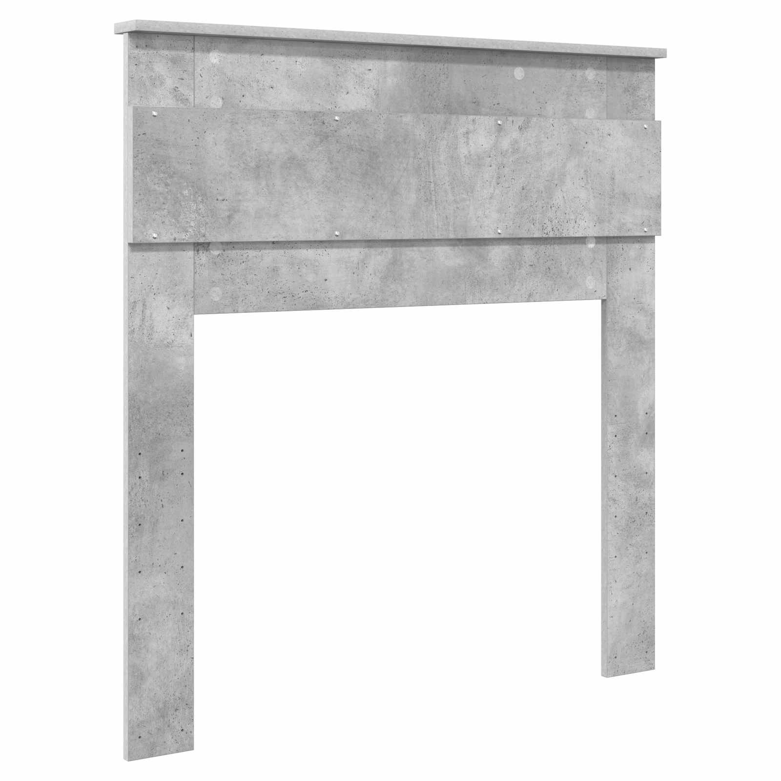 Kopfteil Beton Grau Holzwerkstoff