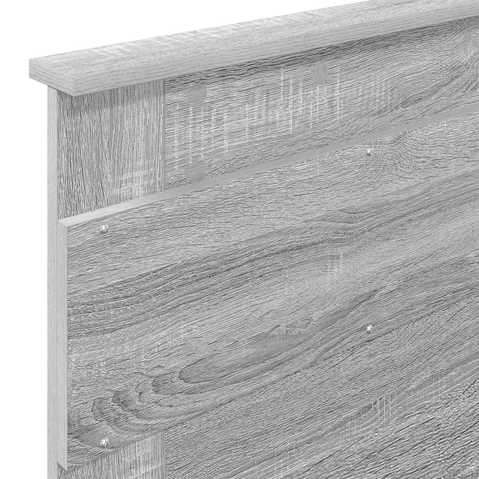 Kopfteil Graues Sonoma Holzwerkstoff