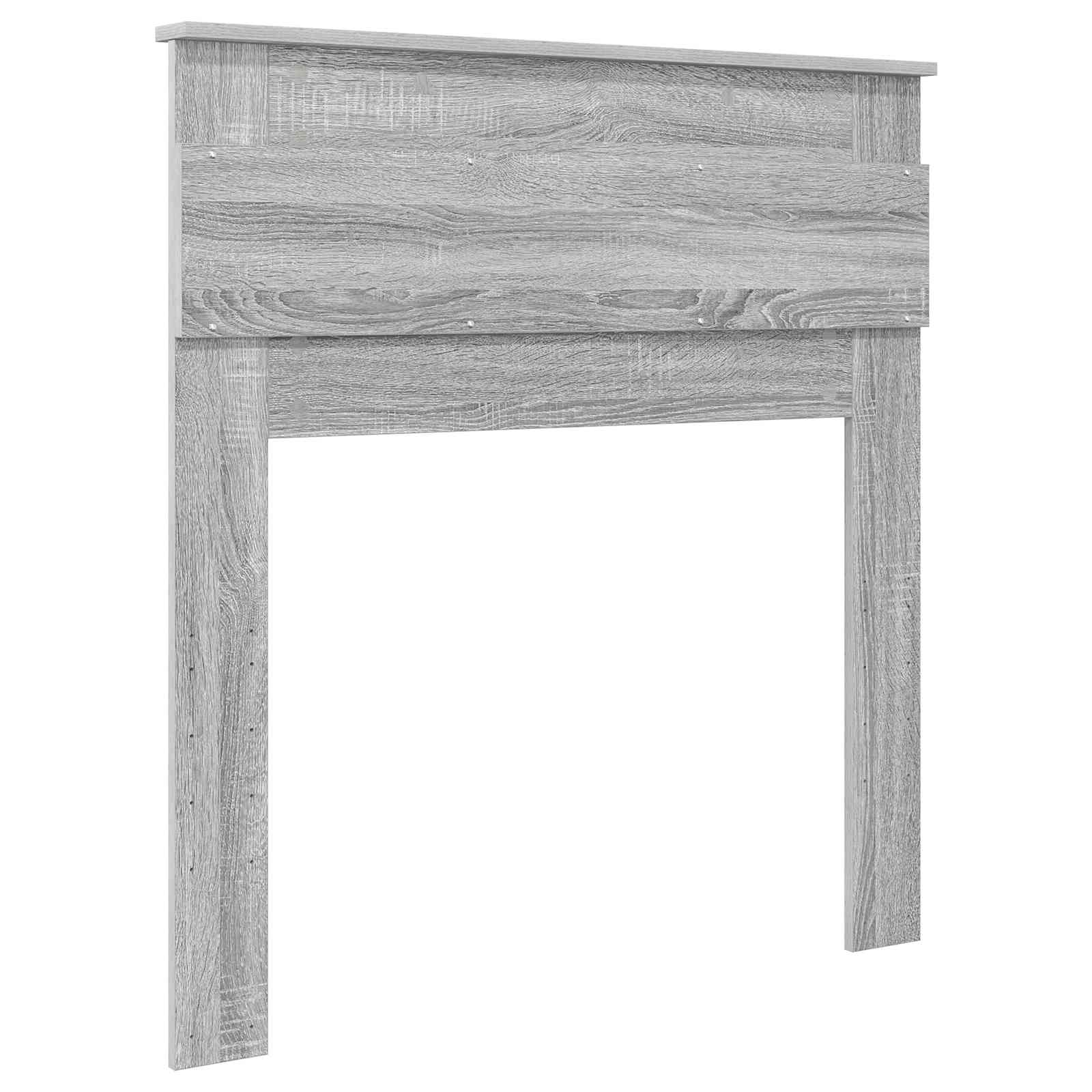 Kopfteil Graues Sonoma Holzwerkstoff