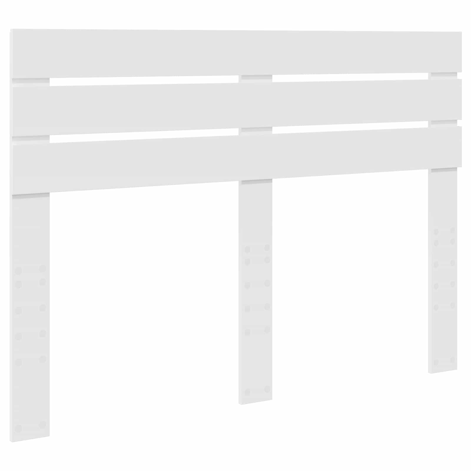 Kopfteil Weiß Holzwerkstoff