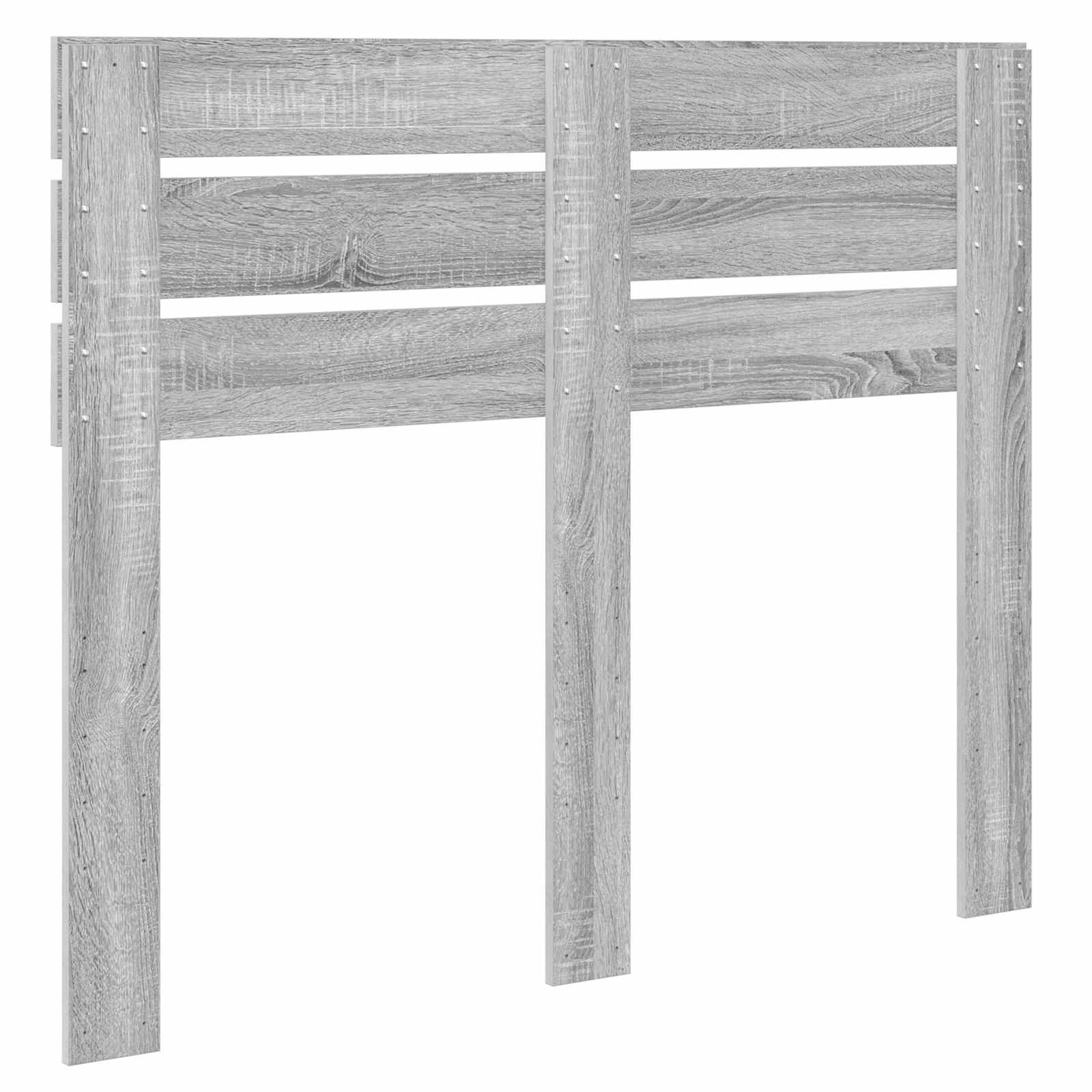 Kopfteil Graues Sonoma Holzwerkstoff