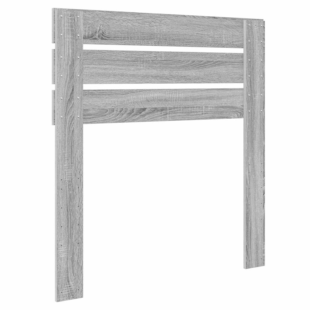 Kopfteil Graues Sonoma Holzwerkstoff