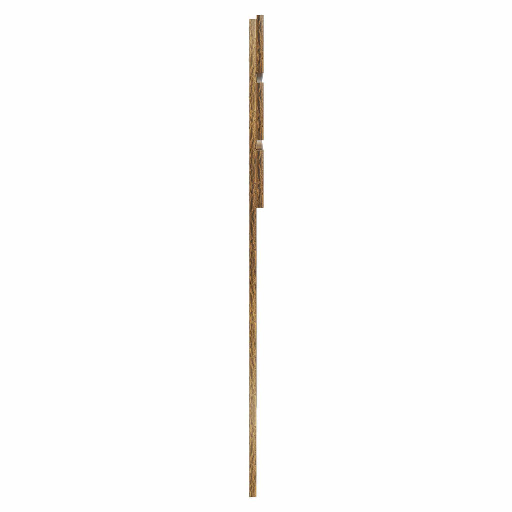 Kopfteil Geräucherte Eiche Holzwerkstoff
