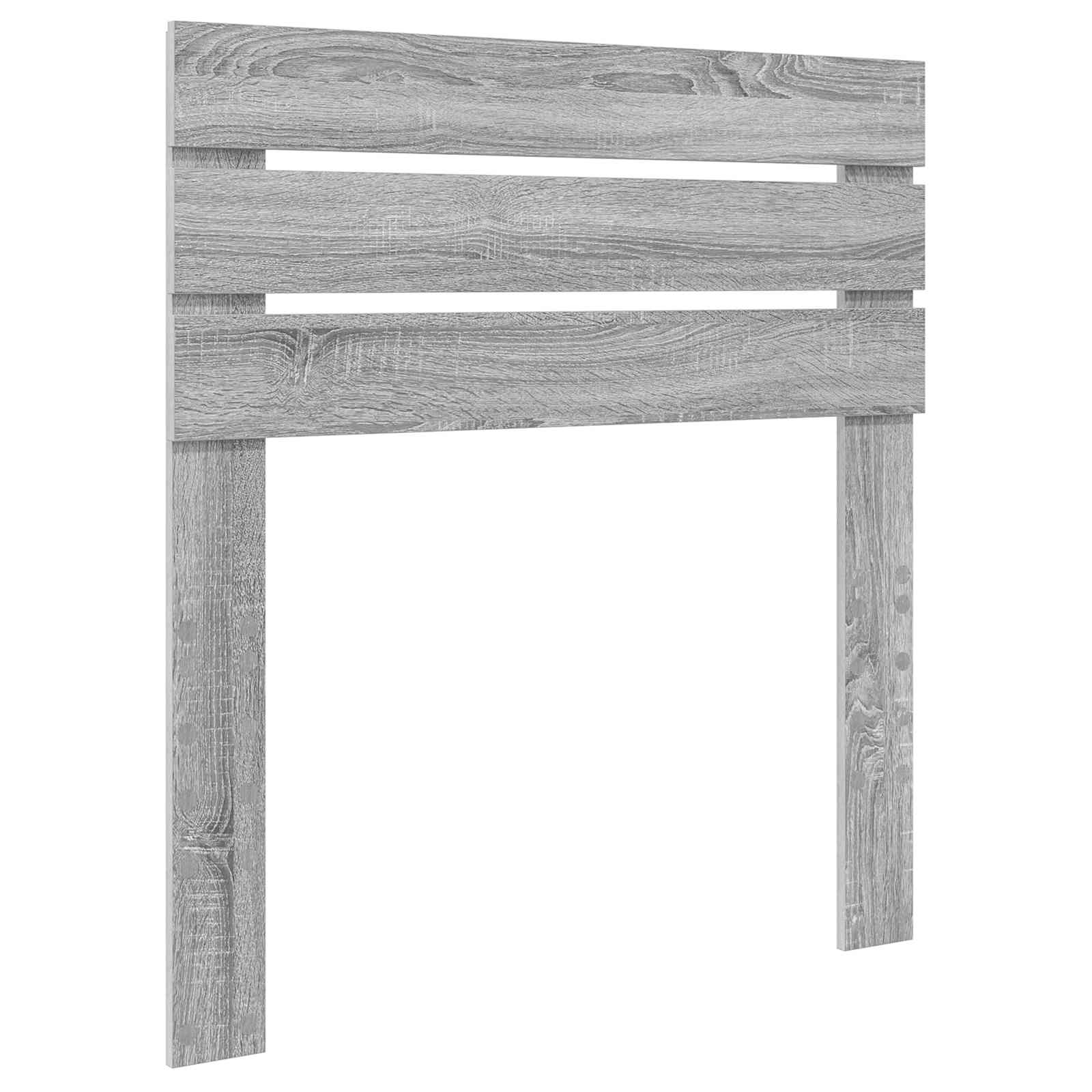 Kopfteil Graues Sonoma Holzwerkstoff
