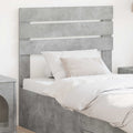 Kopfteil Beton Grau Holzwerkstoff