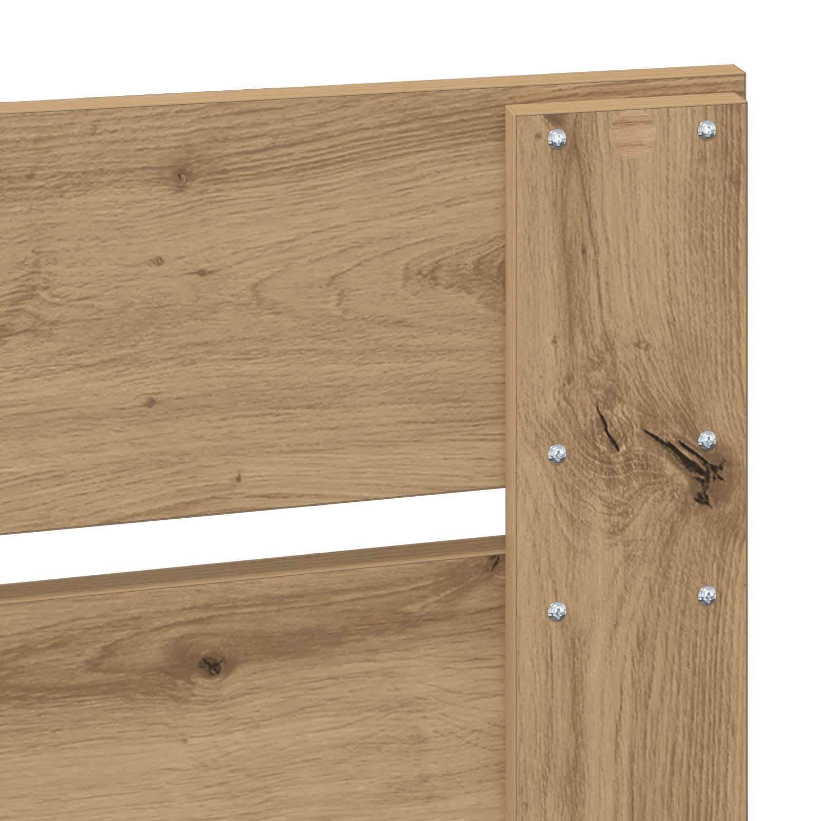 Kopfteil Artisan-Eiche Holzwerkstoff