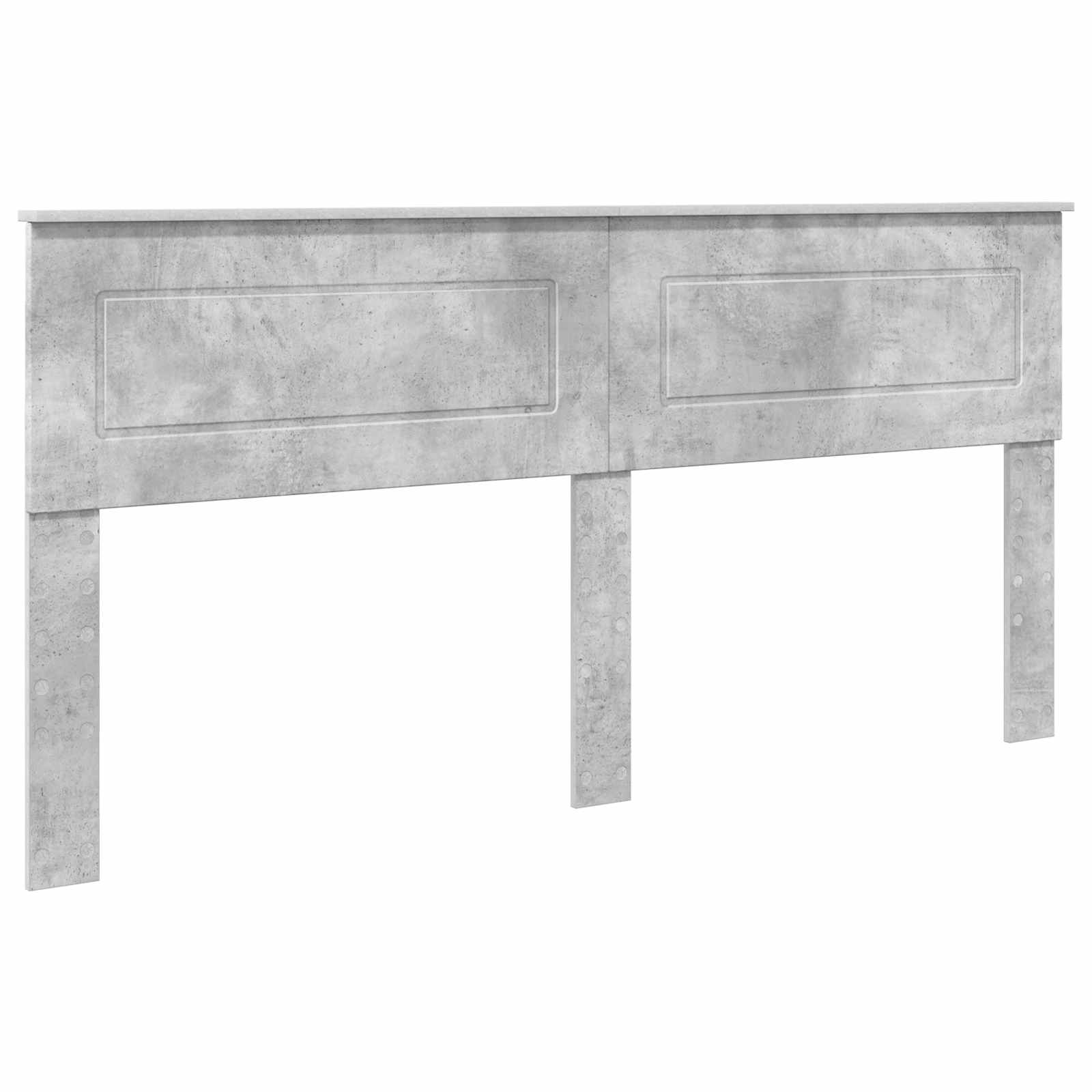 Kopfteil Beton Grau Holzwerkstoff