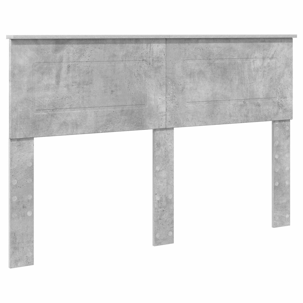 Kopfteil Beton Grau Holzwerkstoff