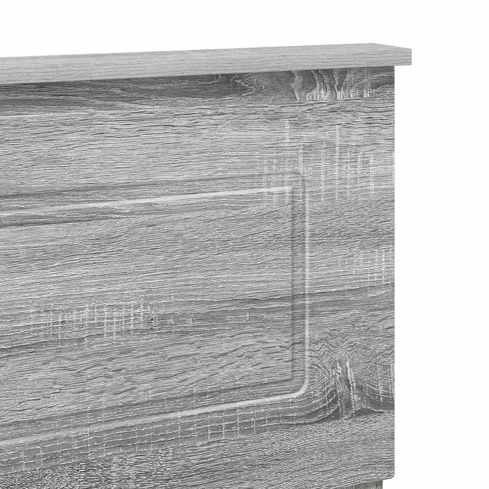 Kopfteil Graues Sonoma Holzwerkstoff