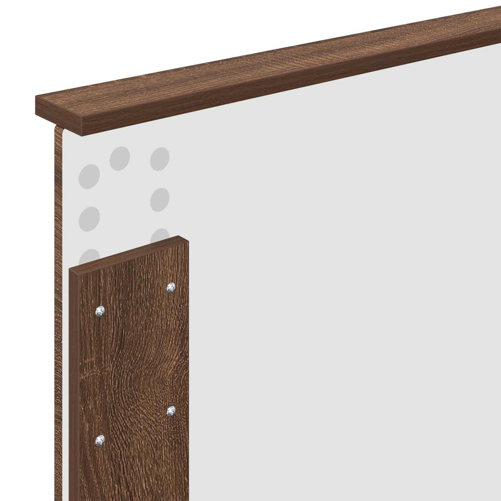 Kopfteil Braun Eichen-Optik 90 cm Holzwerkstoff
