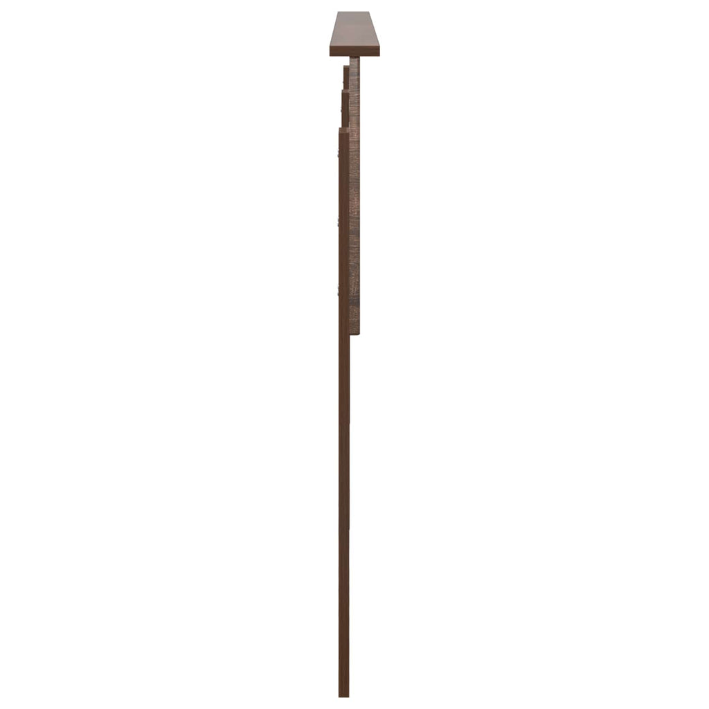 Kopfteil Braun Eichen-Optik Holzwerkstoff