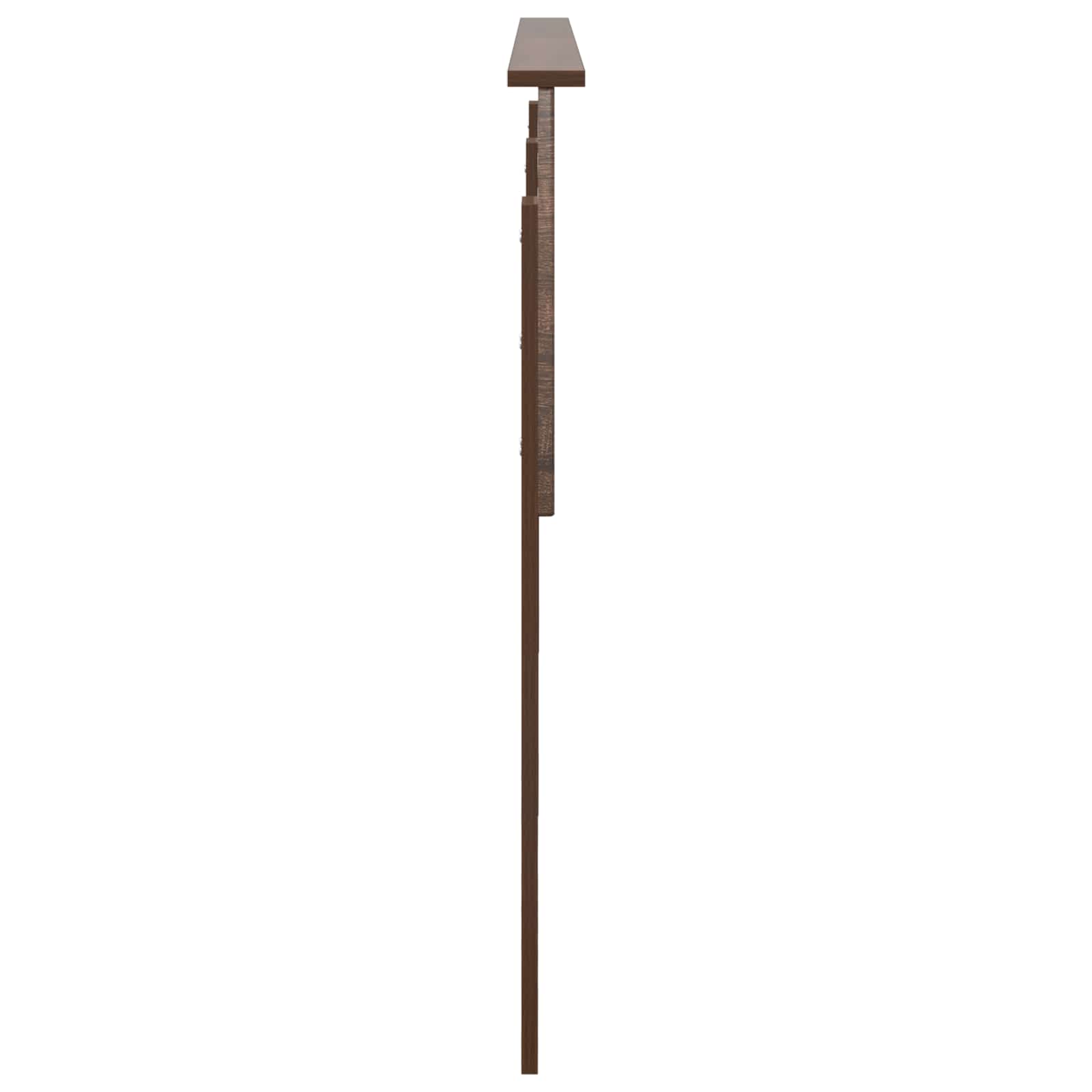 Kopfteil Braun Eichen-Optik Holzwerkstoff